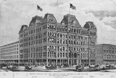 The New Tremont House, illusztráció a földtulajdonostól, 1873. márciusi melléklet